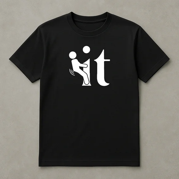 "Urban Stitch Tees" Unisex T-shirt Black Color Sarcastic Design - Picture 1 of 4